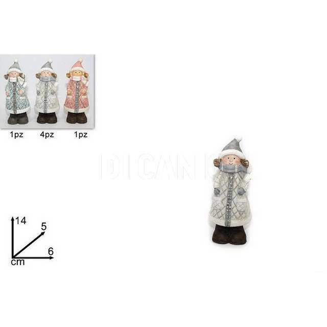 Bambina c_cappotto 14cm 3col ass art. w12a1014-3 due esse - Principale