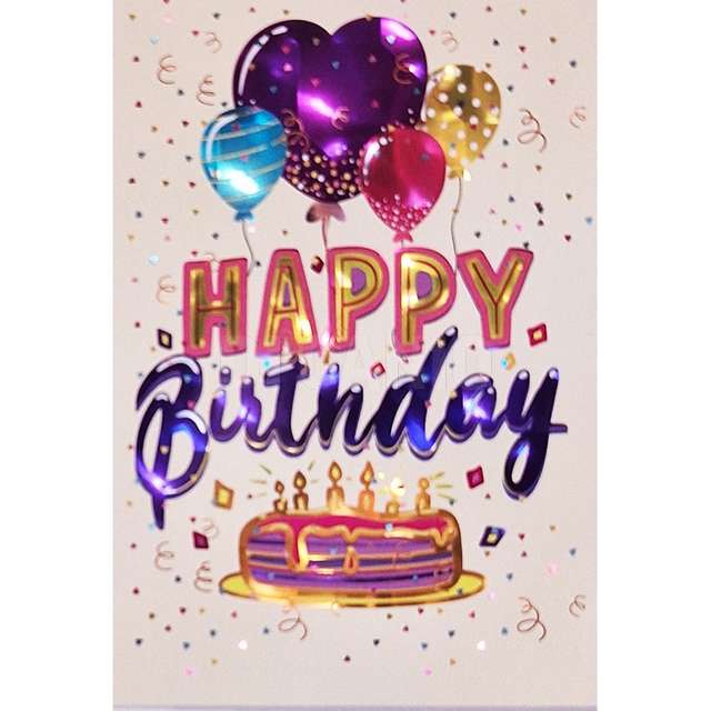 Bigliettino flash card happy birthdayo - Principale