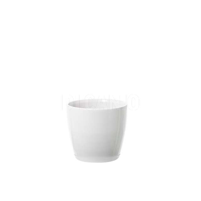 Vaso ceramica h cm.10 dm. cm.10 bianco - Principale