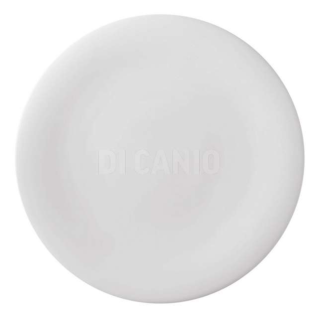 Piatto piano cm.25 neve bone china bianco - Principale