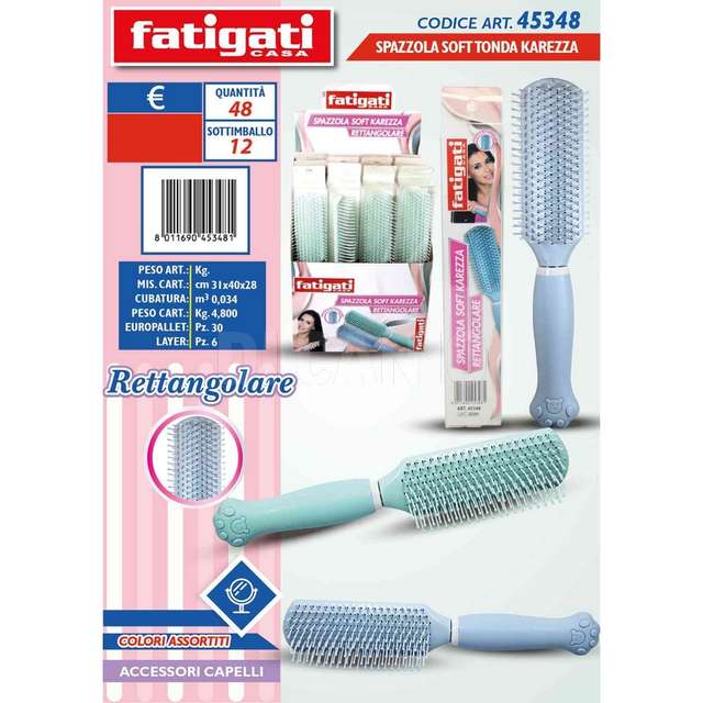 Spazzola soft rettangolare karezza - Principale