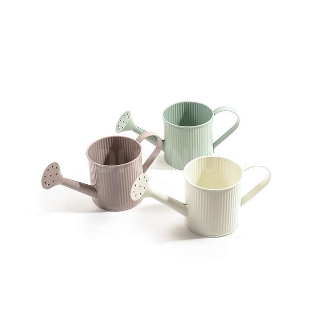 Vaso annaffiatotio in metallo 25x10x11 colori assortiti - Principale