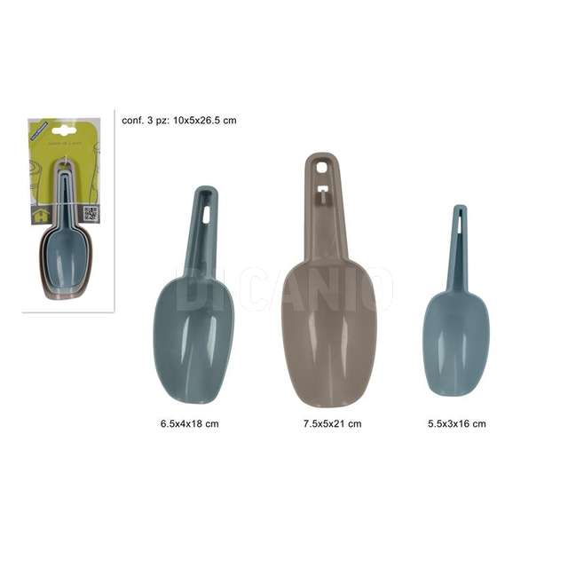 Palette farina plastica set 3 misure - Principale