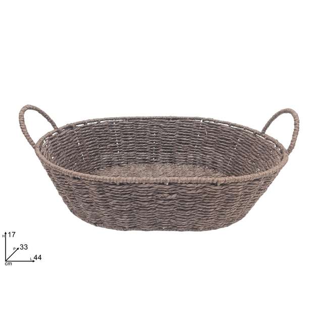 Cesta ovale 44x33 cm. marrone - Principale