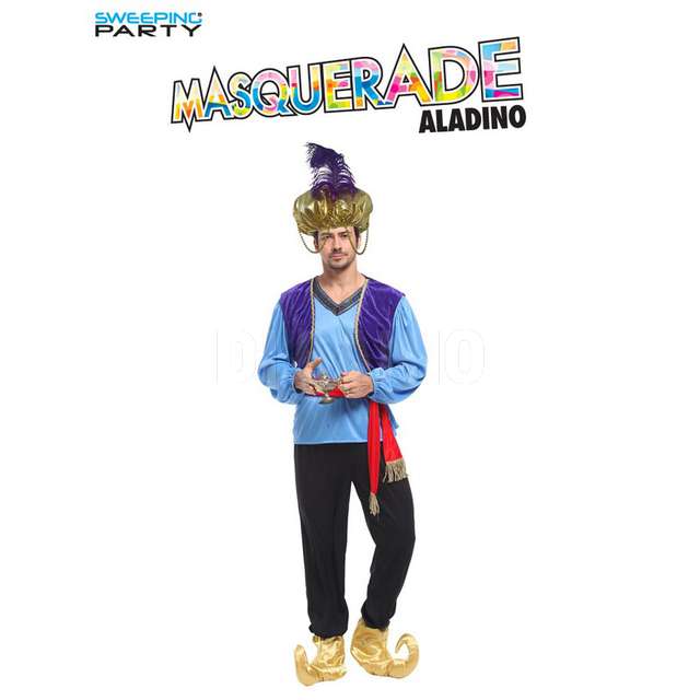 Costume aladino adulto - Principale