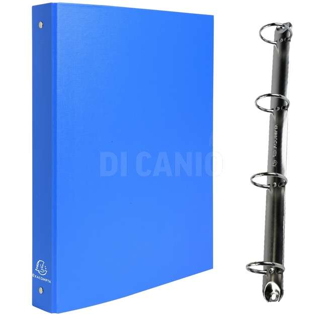 Raccoglitore 4 anelli 30 mm a4 blu chiaro - Principale