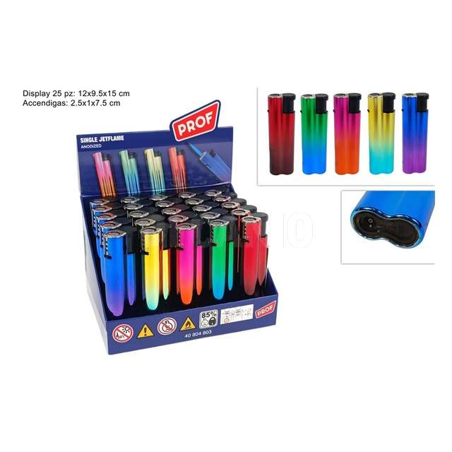 Accendino antivento multicolor cangiante - Principale