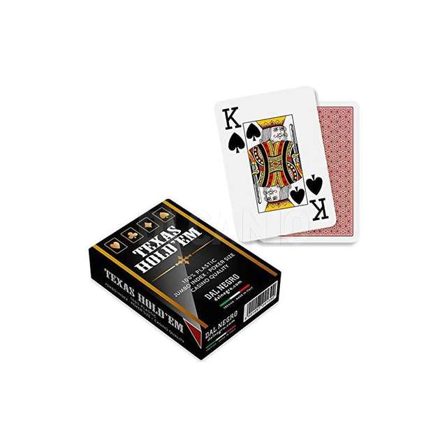 Carte texas hold'em rosso casino quality dal negro - Principale