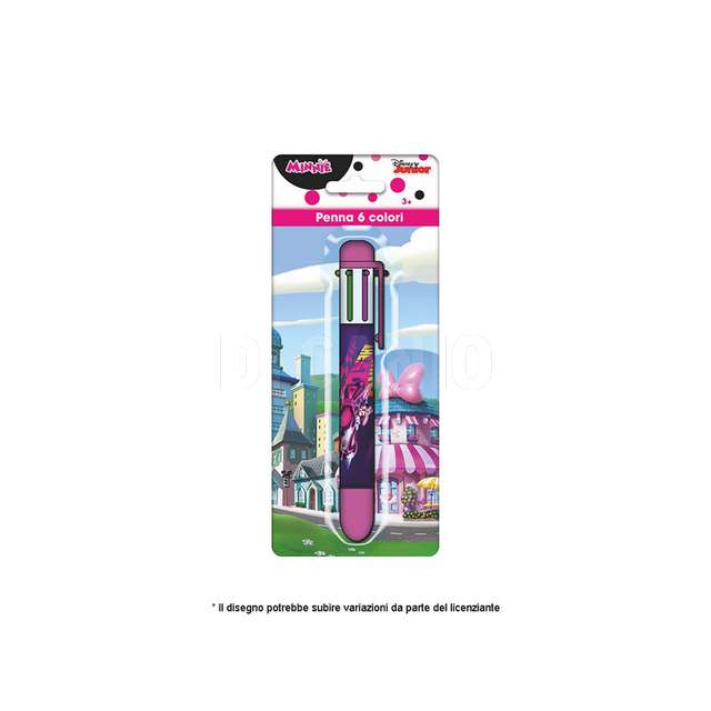 Penna con 6 colori minnie - Principale