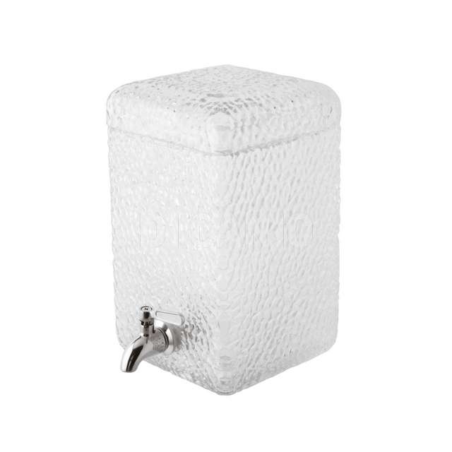 Distributore succhi lt.4.2 vetro inox cm.15.5x15.5x27.5h paderno - Principale