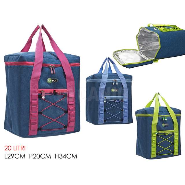 Borsa term. jeans 20lt 29x20x34cm 3ass - Principale