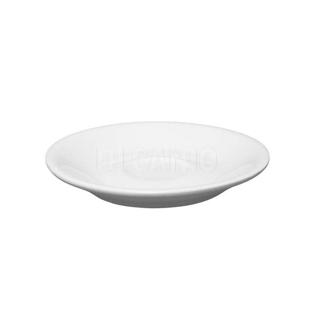 Piattino caffe ceramica cm.12 bianco roma - Principale