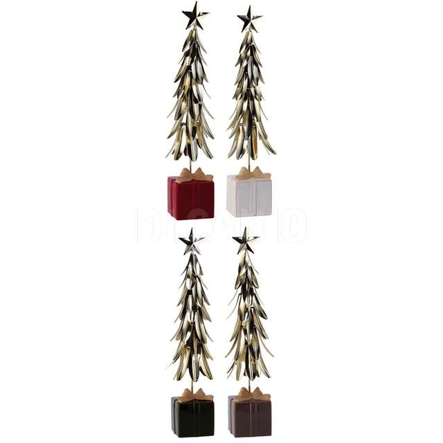 Alb natale fer base cera a4c 14x14xh47 - Principale