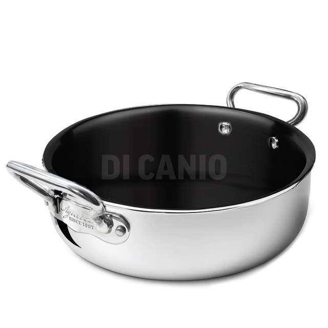 Tegame rondo alluminio inox 2 ply antiadrente 2 manici 1907 cm.32 - Principale