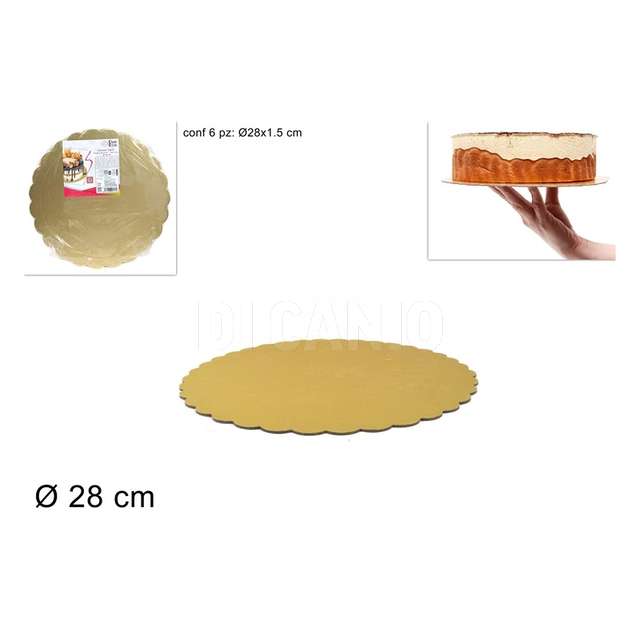 Sottopiatto torta cartone dia 28cm - Principale