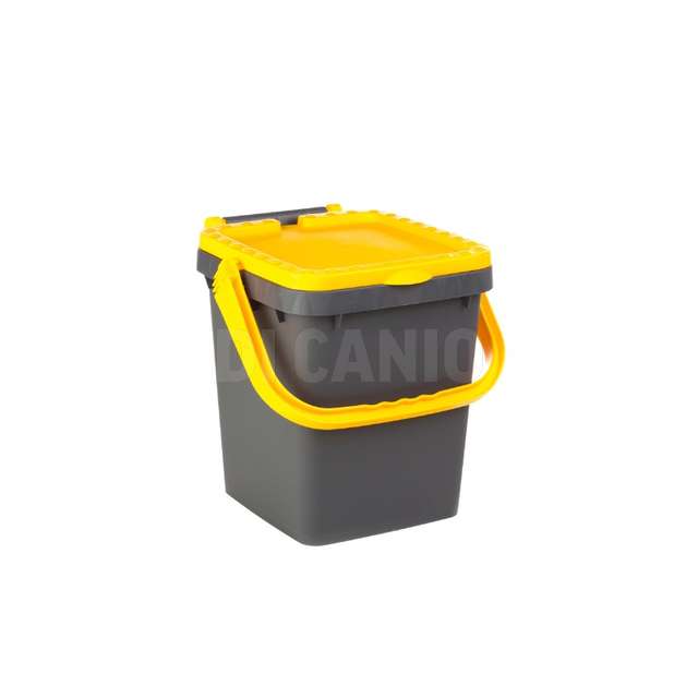 Pattumiera in plastica lt.20 ecoplus giallo - Principale