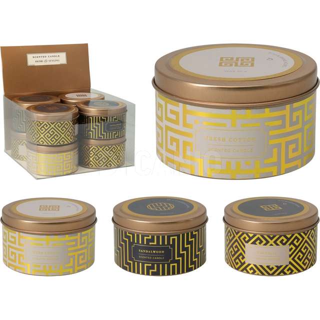 Box latta c/candela 8x5cm 3ass - Principale