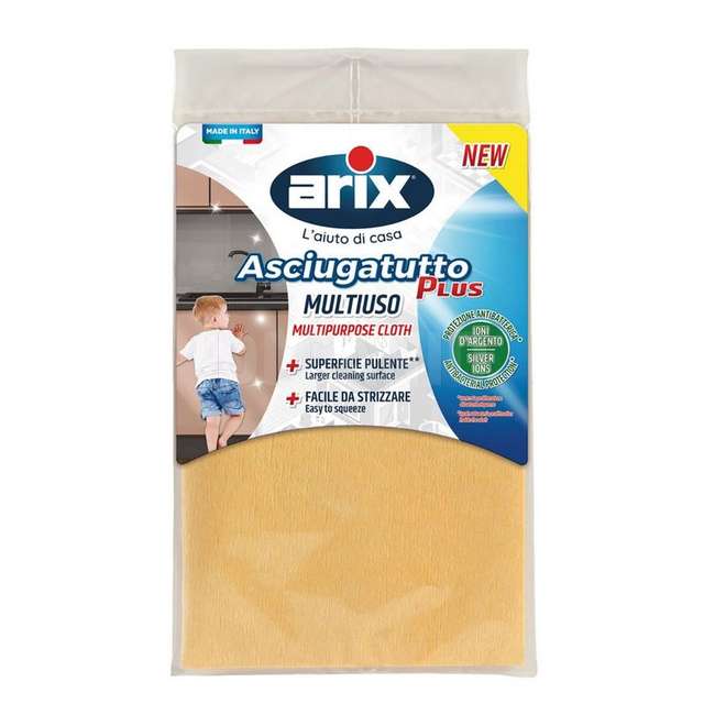 Arix asciugatutto plus - panno in pelle sint.ig.con ioni d'argento - Principale