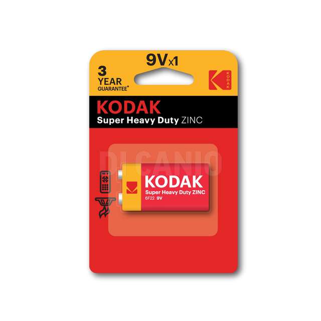Pila 9v zinco carbone 1pz kodak - Principale