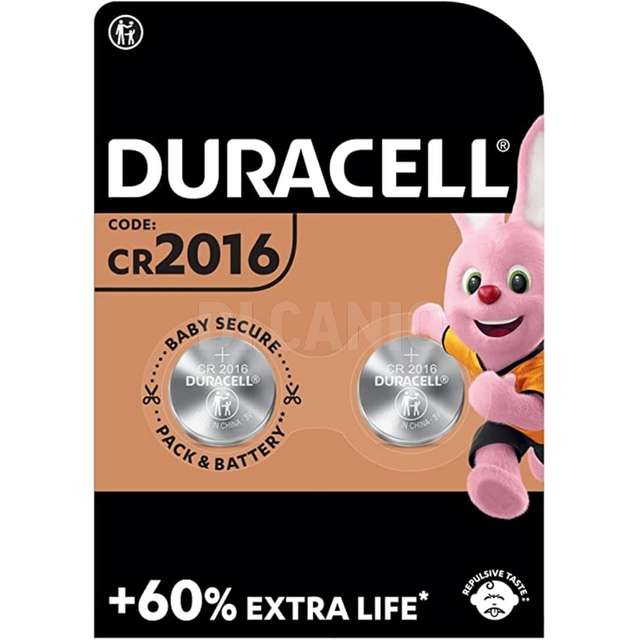 Duracell electronics 2pz. bl. cr2016 cfg - Principale