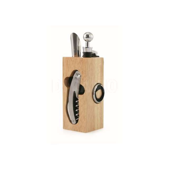 Set vino 6 pz.in stand di legno galileo_2170954 - Principale