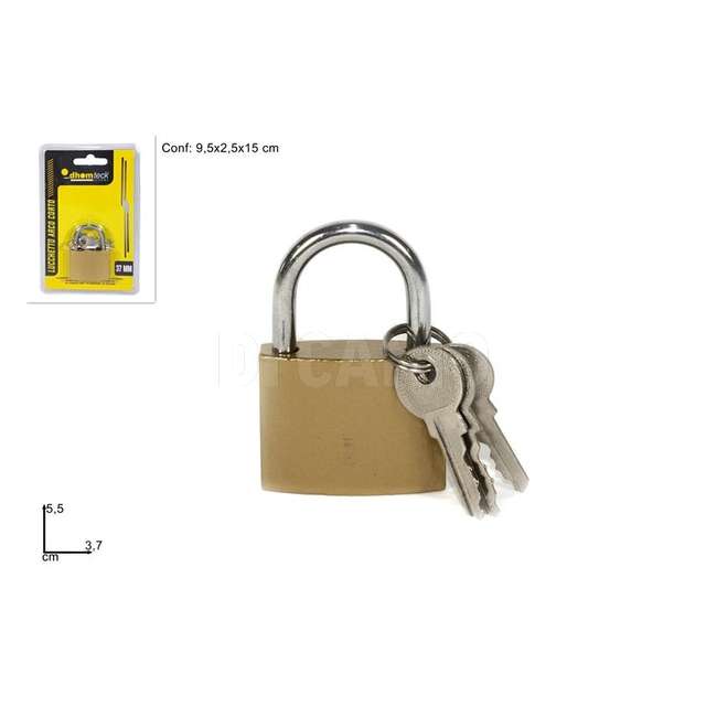 Lucchetto 37mm arco corto - Principale