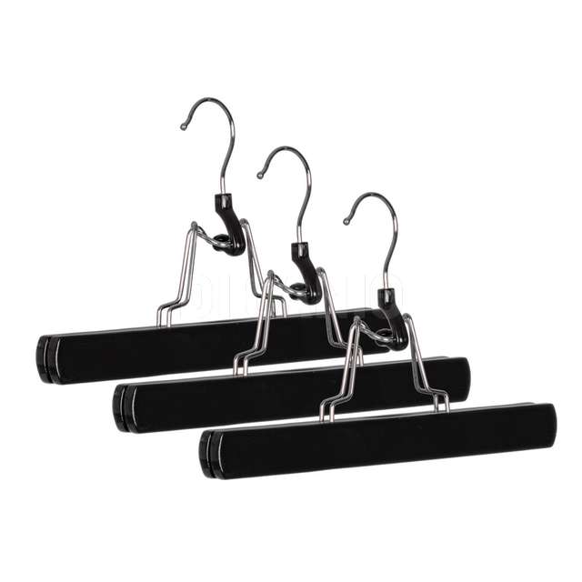 Set 3 gruccia clack nero in legno bizzotto - Principale