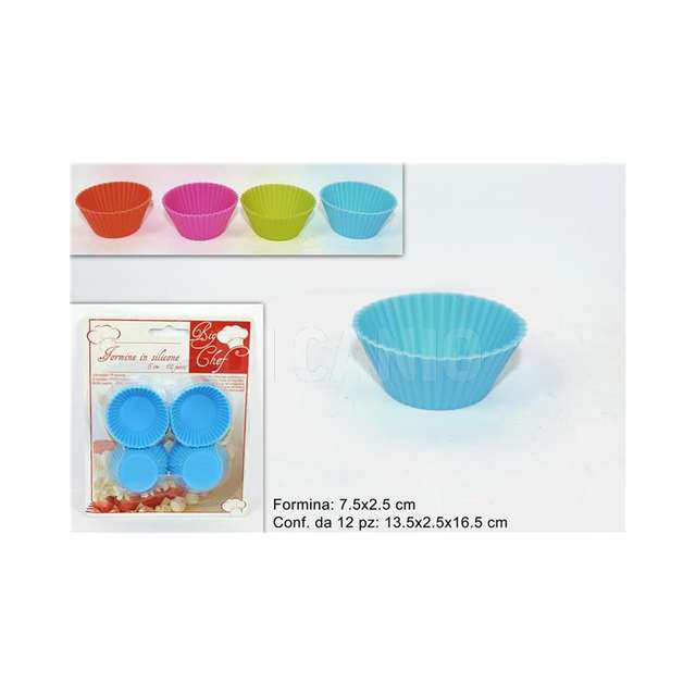 Formine silicone cm.5 12pz 4col. due esse - Principale