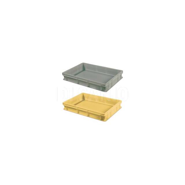 Contenitore europa pes.std. 600x400x100fondo chiuso liscio avorio pieno manigl - Principale