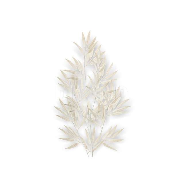 Ramo bambu cm 95 bianco - Principale