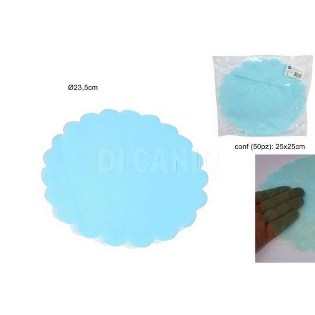 Set tulle 50pz. celeste due esse - Principale