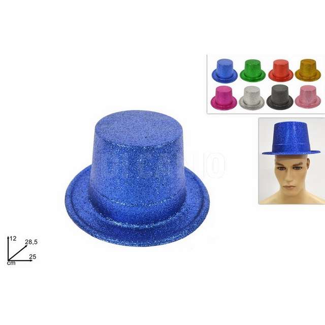 Cappello cilindro glitterato 8 col due esse - Principale