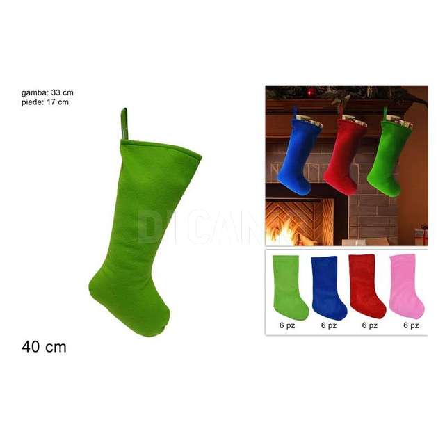Calza befana 40 cm. 4 col. - Principale