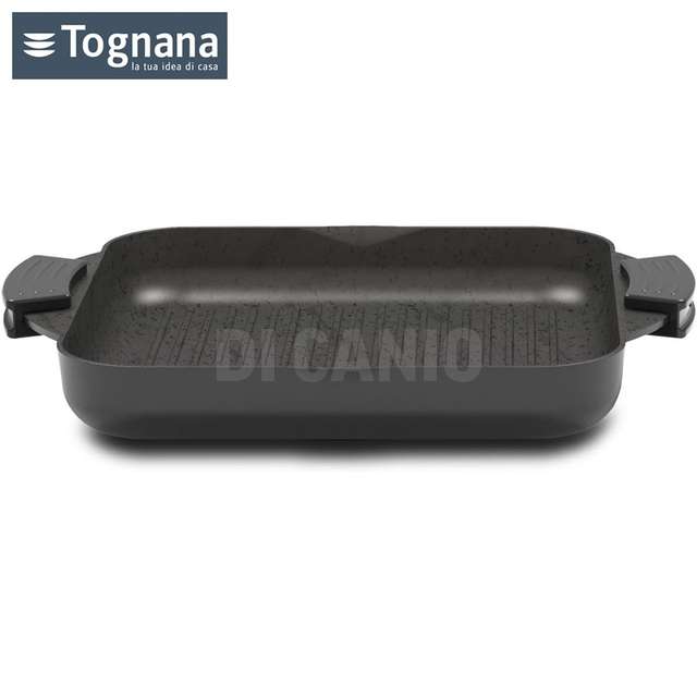 Grill pressofusa pietra induzione 2 m silicone cm.28x28 salvaspazio - Principale