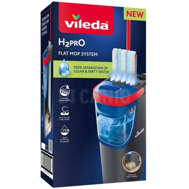 Flatmop system complete h2pro vileda - Principale