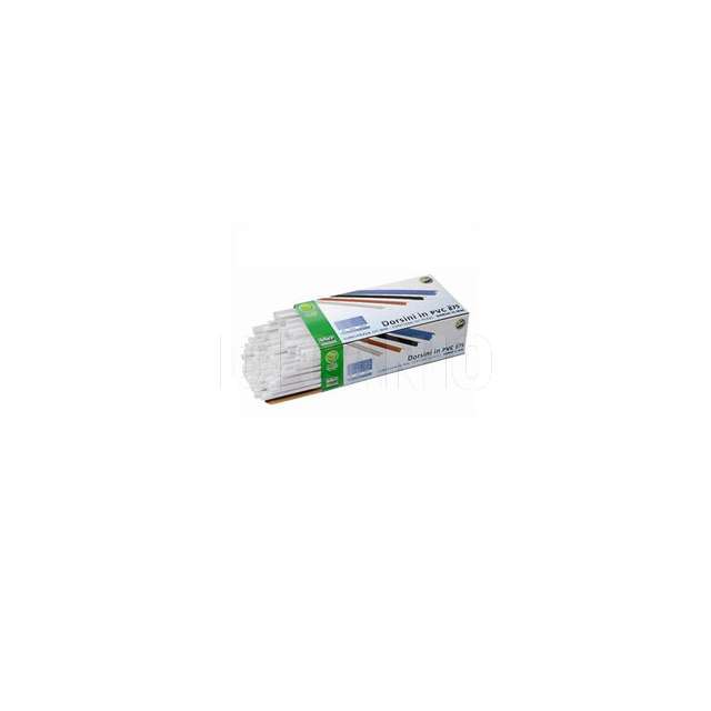 Conf. 50pz dorsini in pvc 15mm bianchi lebez.-875-b- - Principale