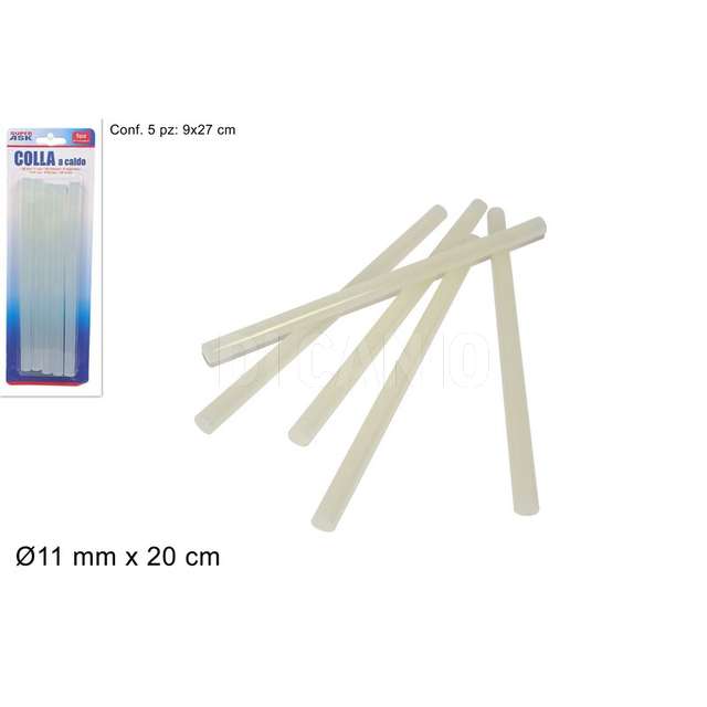 Blister 5pz colla silicone - Principale