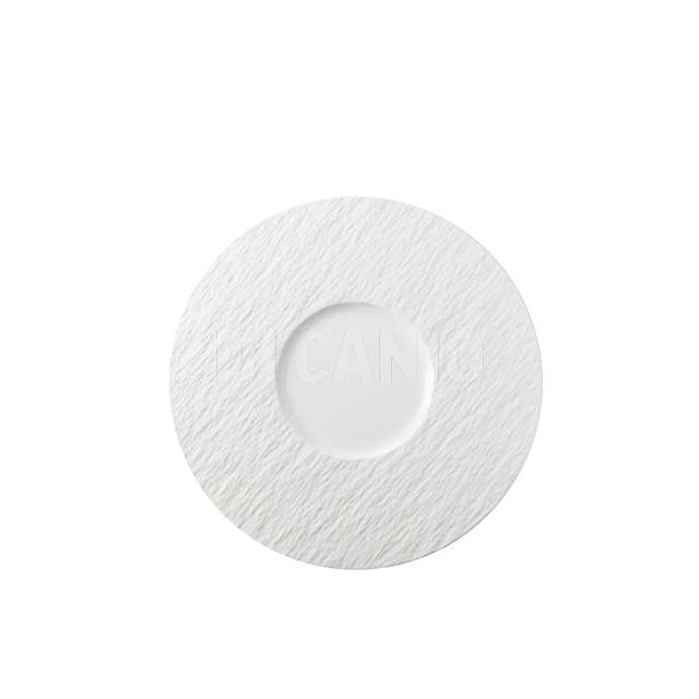Piatto presentazione cm.30.5x1.5 int. cm.12.5 touch me bianco - Principale