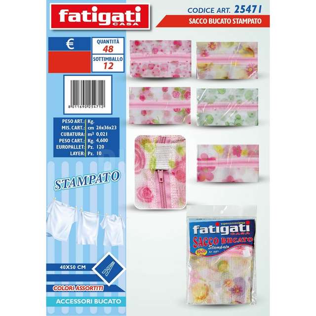 Sacco bucato stampato ccm.40x50 - Principale