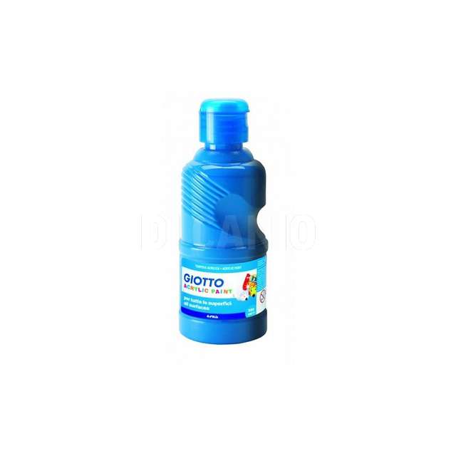 Tempera fl 250ml giotto acrylic cyan fila - Principale