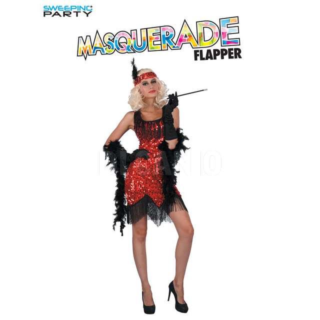 Costume flapper adulto - Principale