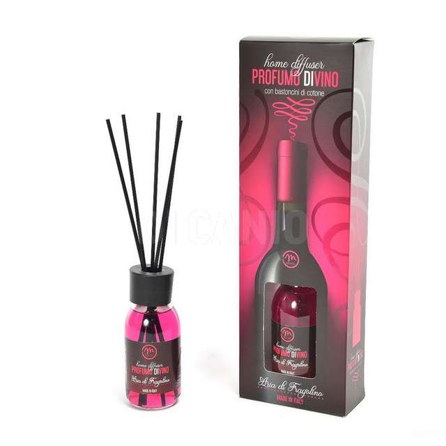 Profumi di vino ricarica per diffusore di essenza aria di fragolino125 ml - Principale