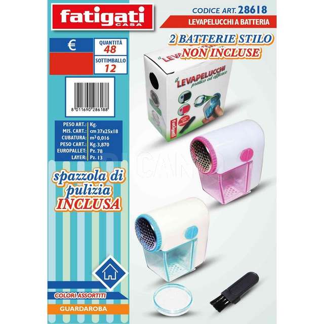 Levapelucchi a batteria - Principale