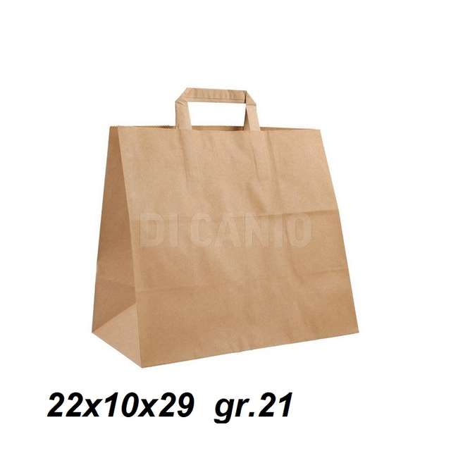 Sacchetto piatta avana 22+10x29 carpad.sa06a0119avanap - Principale