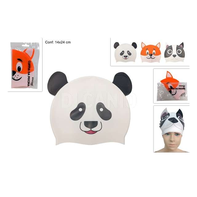Cuffia in silicone con soggetti animali 3ass - Principale