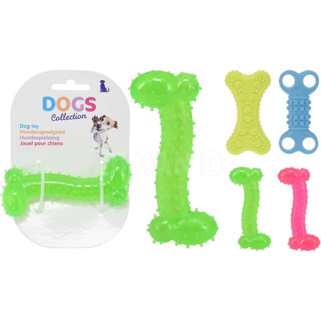 Gioco cani osso tpr 10cm 4ass - Principale