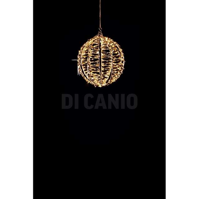 Palla pe oro 240 led per esterno natale diam30 - Principale