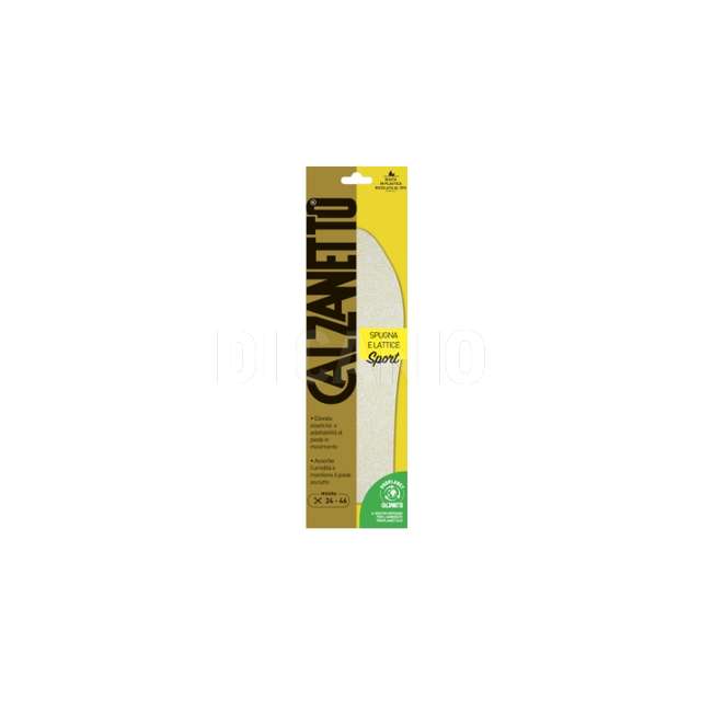 Calzanetto soletta sport spugna e lattice 43 - Principale