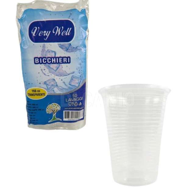Very well bicchiere acqua 166cc trasparente conf.96pz - Principale