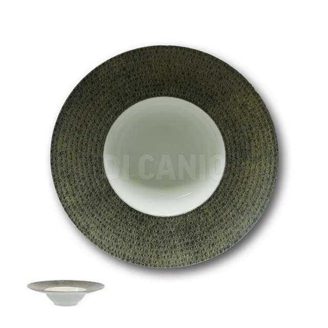 Piatto k-bowl cm.27.5 napoli nail brown - Principale